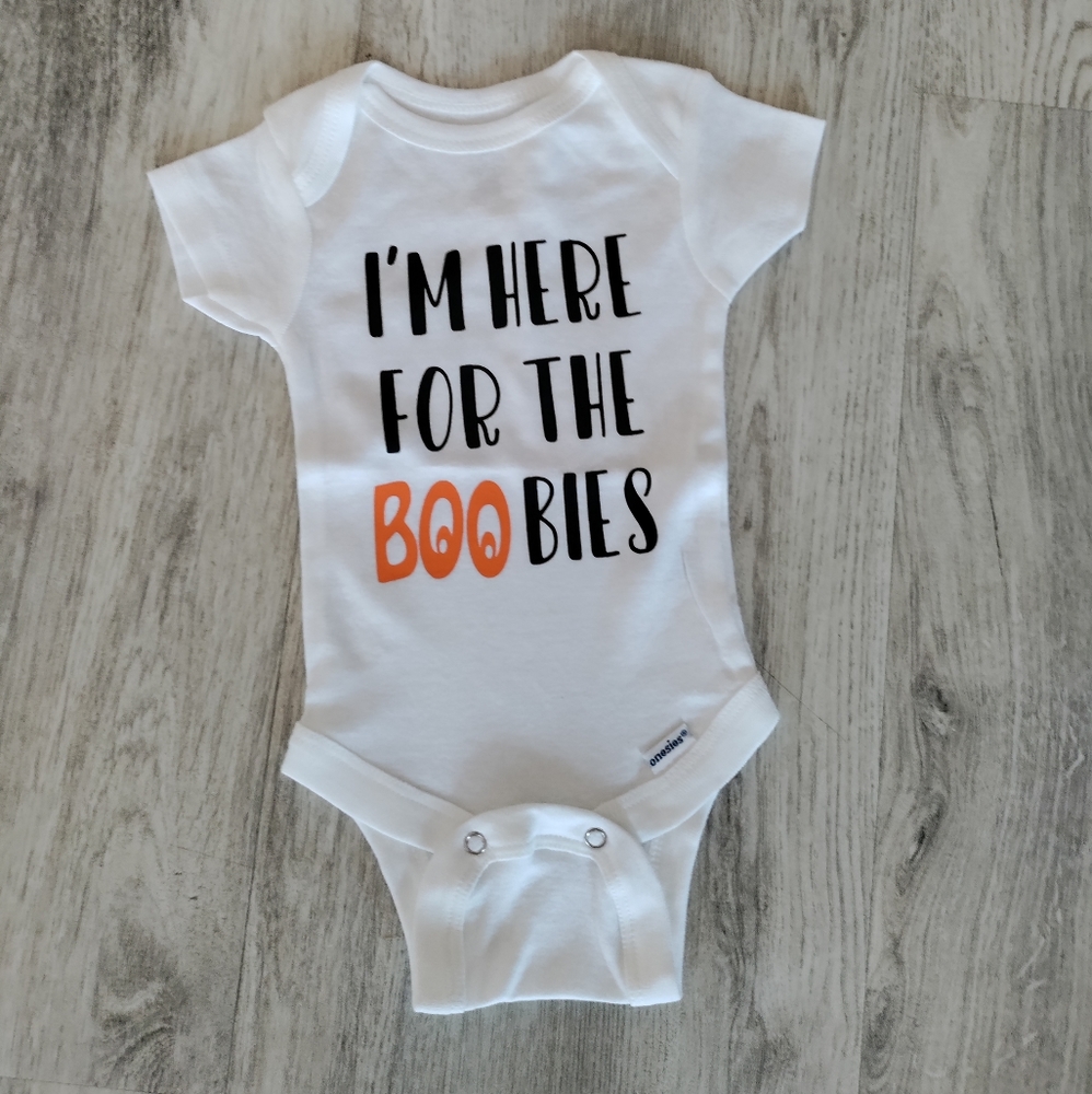 Here for the BOO-bies Onsie